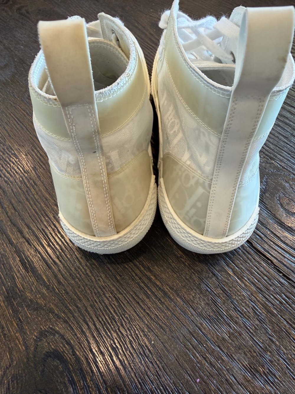 Dior Men's White High-Top Sneaker men’s size 46/ 13 US - Picture 11 of 16